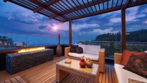 Outdoor area with an amazing view of the location