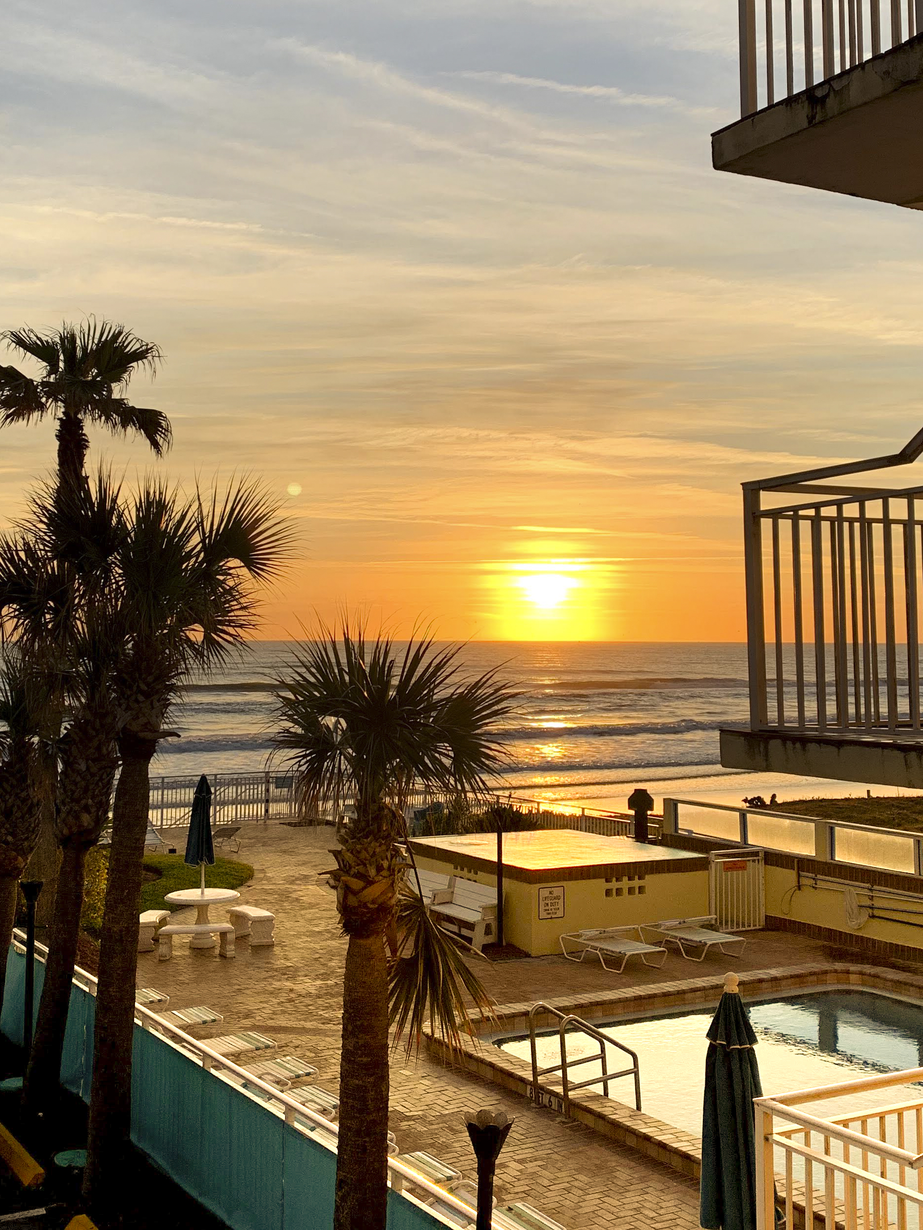 Coastal Getaway beach at sunset